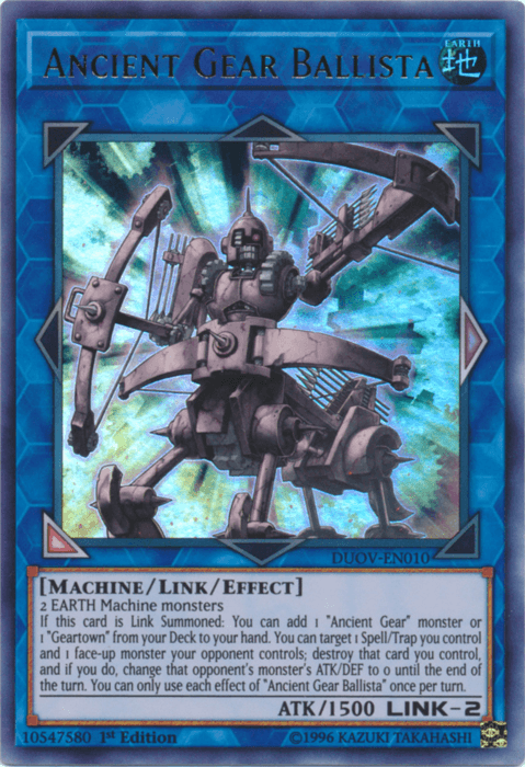 Ancient Gear Ballista [DUOV-EN010] Ultra Rare - Josh's Cards