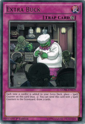 Extra Buck [CORE-EN079] Rare - Josh's Cards