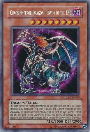 Chaos Emperor Dragon - Envoy of the End [IOC-EN000] Secret Rare - Josh's Cards
