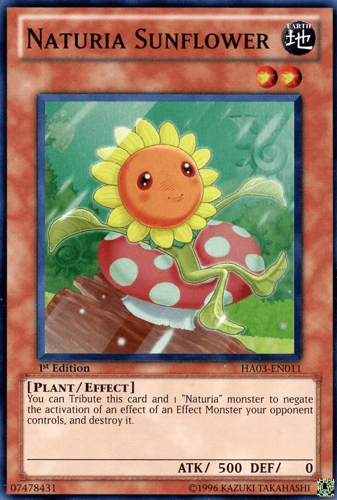 Naturia Sunflower [HA03-EN011] Super Rare - Josh's Cards