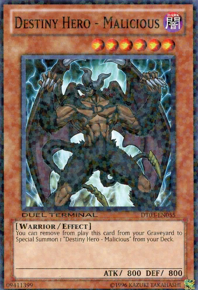 Destiny Hero - Malicious [DT03-EN055] Common - Josh's Cards