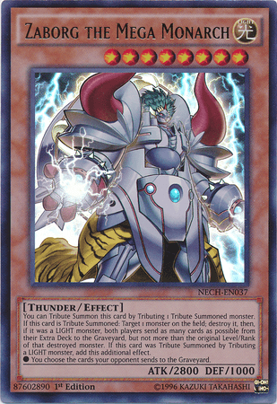 Zaborg the Mega Monarch [NECH-EN037] Ultra Rare - Josh's Cards