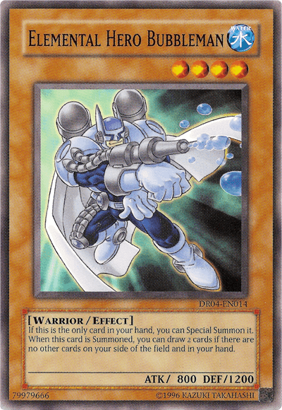 Elemental Hero Bubbleman [DR04-EN014] Common - Josh's Cards