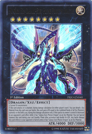 Number 62: Galaxy-Eyes Prime Photon Dragon [PRIO-EN040] Ultra Rare - Josh's Cards