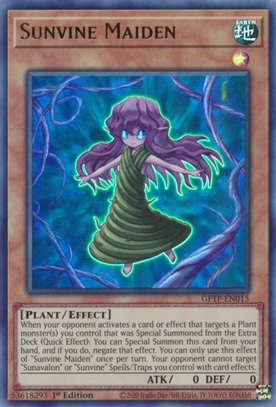 Sunvine Maiden [GFTP-EN015] Ultra Rare - Josh's Cards
