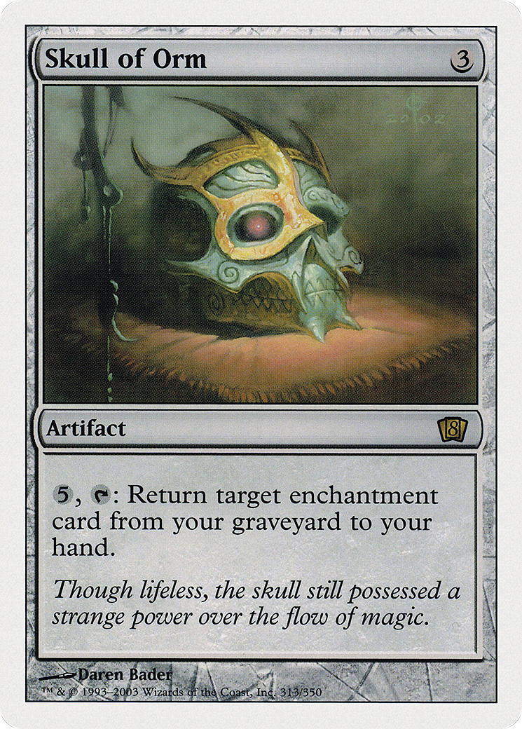 Skull of Orm [Eighth Edition] Foil