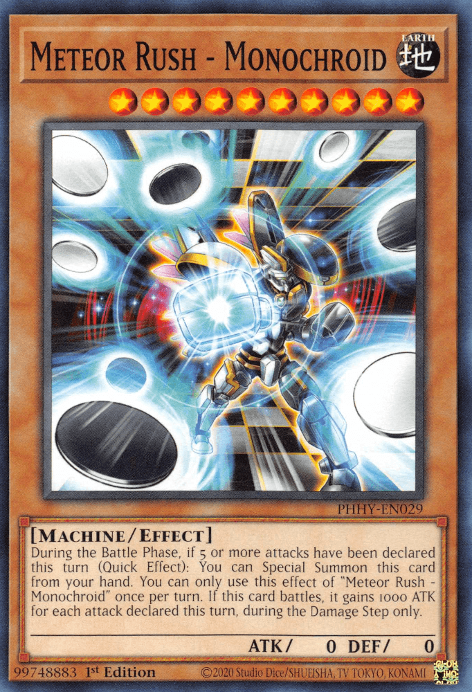Meteor Rush - Monochroid [PHHY-EN029] Common - Josh's Cards