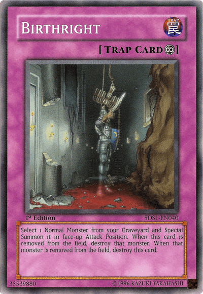 Birthright [5DS1-EN040] Common - Josh's Cards