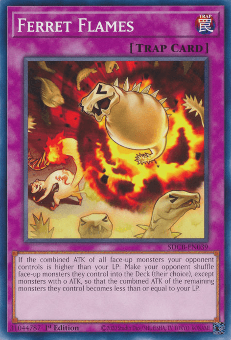 Ferret Flames [SDCB-EN039] Common - Josh's Cards