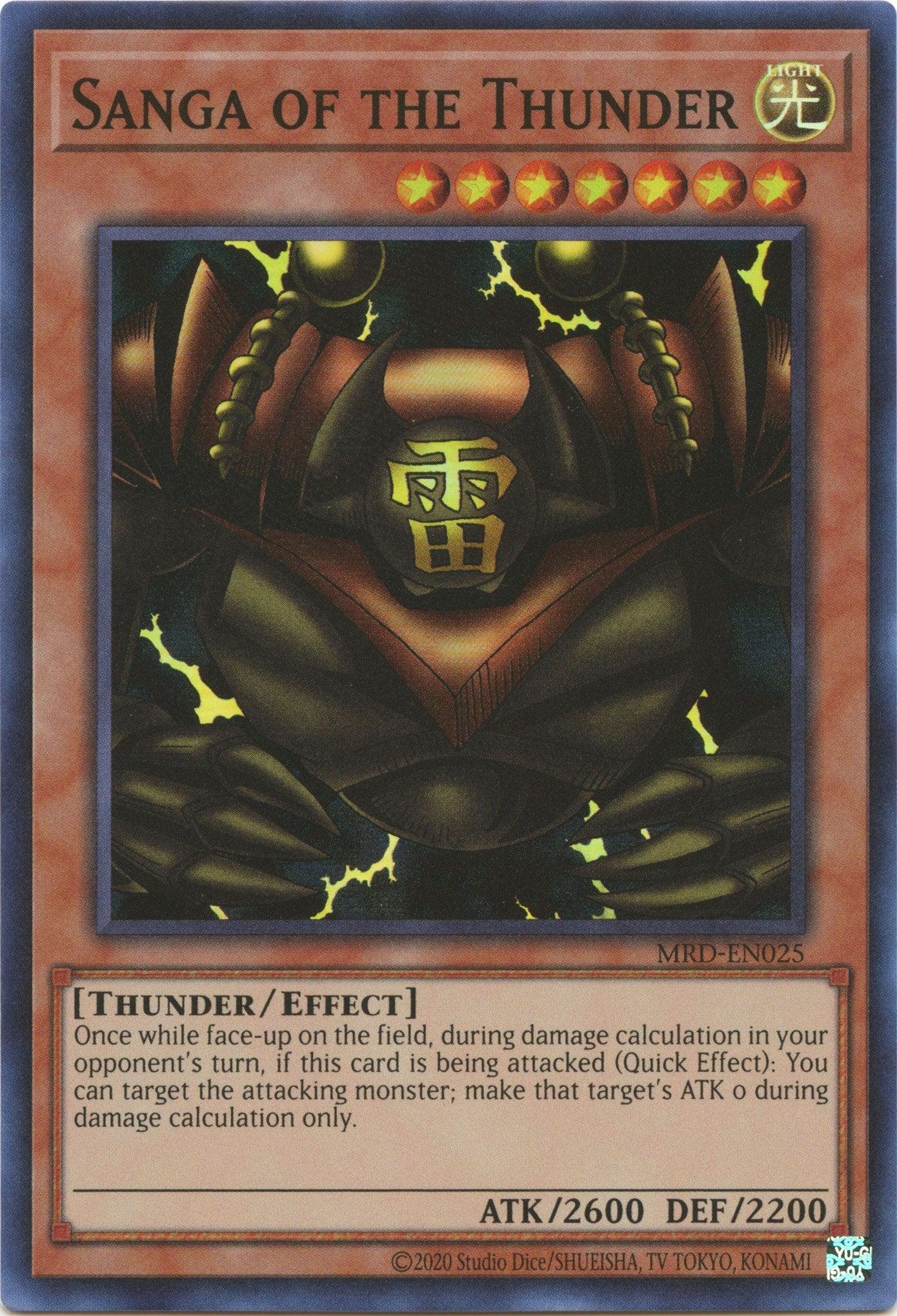 Sanga of the Thunder (25th Anniversary) [MRD-EN025] Super Rare - Josh's Cards