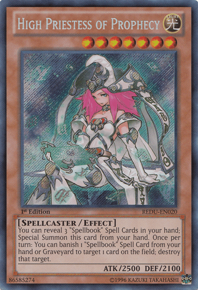 High Priestess of Prophecy [REDU-EN020] Secret Rare - Josh's Cards