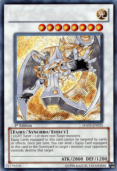Vylon Epsilon [HA05-EN025] Secret Rare - Josh's Cards