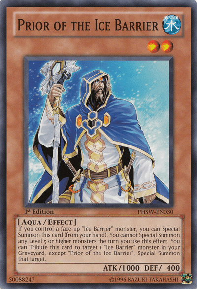 Prior of the Ice Barrier [PHSW-EN030] Common - Josh's Cards