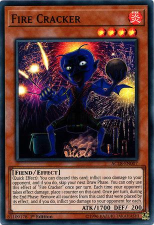 Fire Cracker [AC18-EN007] Super Rare - Josh's Cards