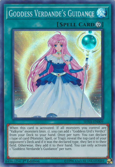 Goddess Verdande's Guidance [SHVA-EN009] Super Rare - Josh's Cards