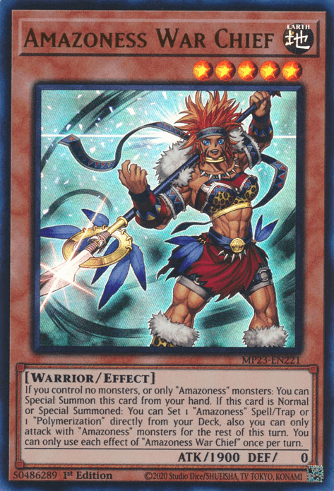 Amazoness War Chief [MP23-EN221] Ultra Rare - Josh's Cards