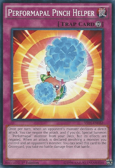Performapal Pinch Helper [YS16-EN032] Common - Josh's Cards