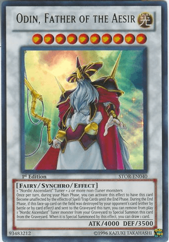 Odin, Father of the Aesir [STOR-EN040] Ultra Rare - Josh's Cards