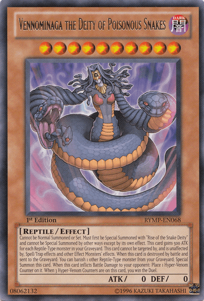 Vennominaga the Deity of Poisonous Snakes [RYMP-EN068] Rare - Josh's Cards