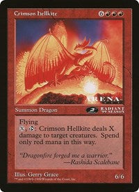 Crimson Hellkite (Oversized) [Oversize Cards] Foil