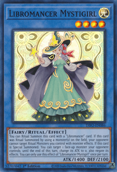Libromancer Mystigirl [DIFO-EN086] Super Rare - Josh's Cards