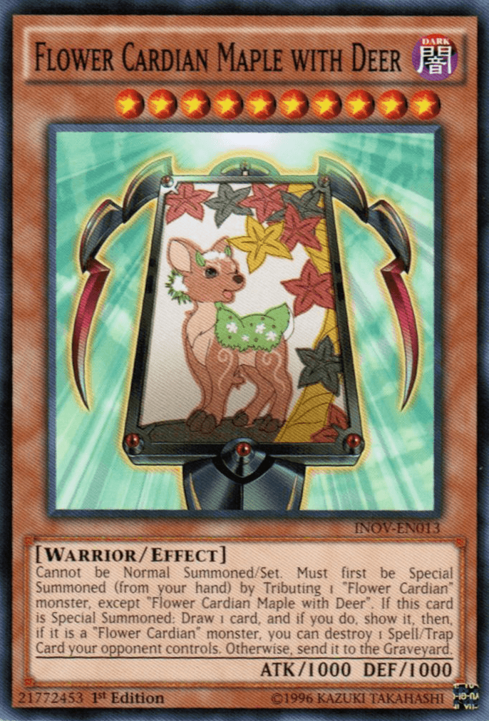 Flower Cardian Maple with Deer [INOV-EN013] Common - Josh's Cards