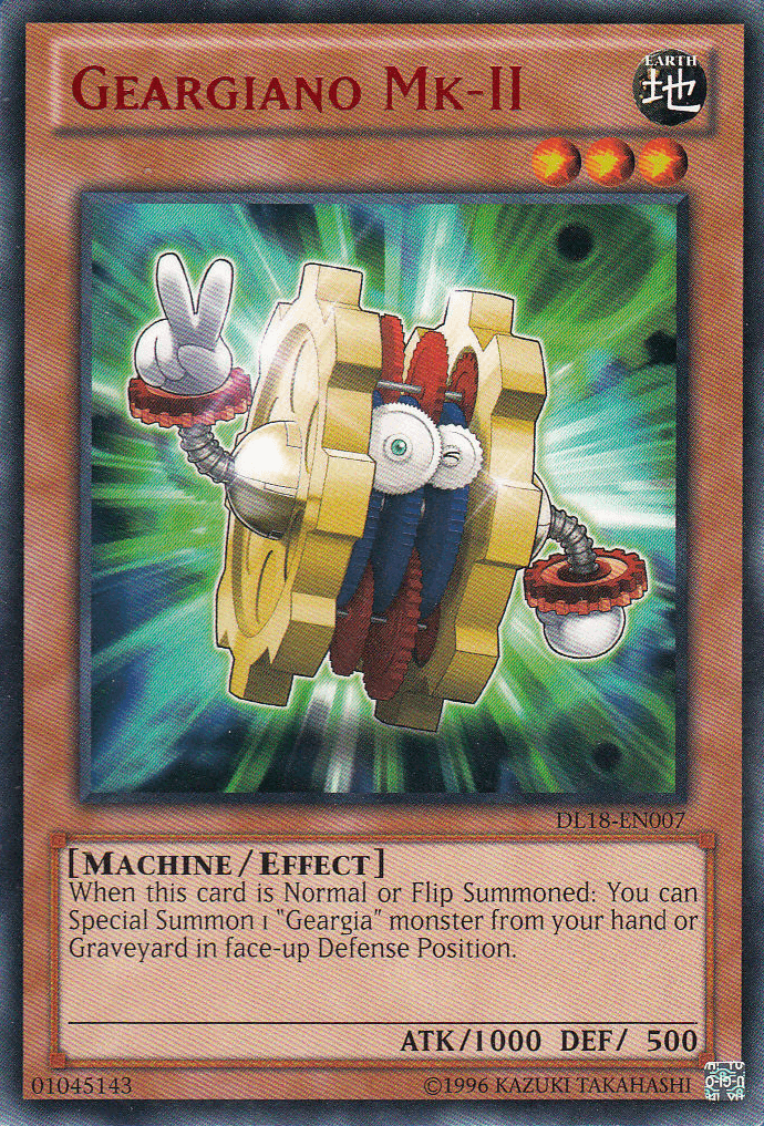 Geargiano Mk-II (Red) [DL18-EN007] Rare - Josh's Cards