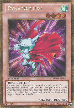 Dynatherium [PGLD-EN014] Gold Secret Rare - Josh's Cards
