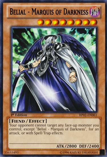 Belial - Marquis of Darkness [BP02-EN061] Rare - Josh's Cards