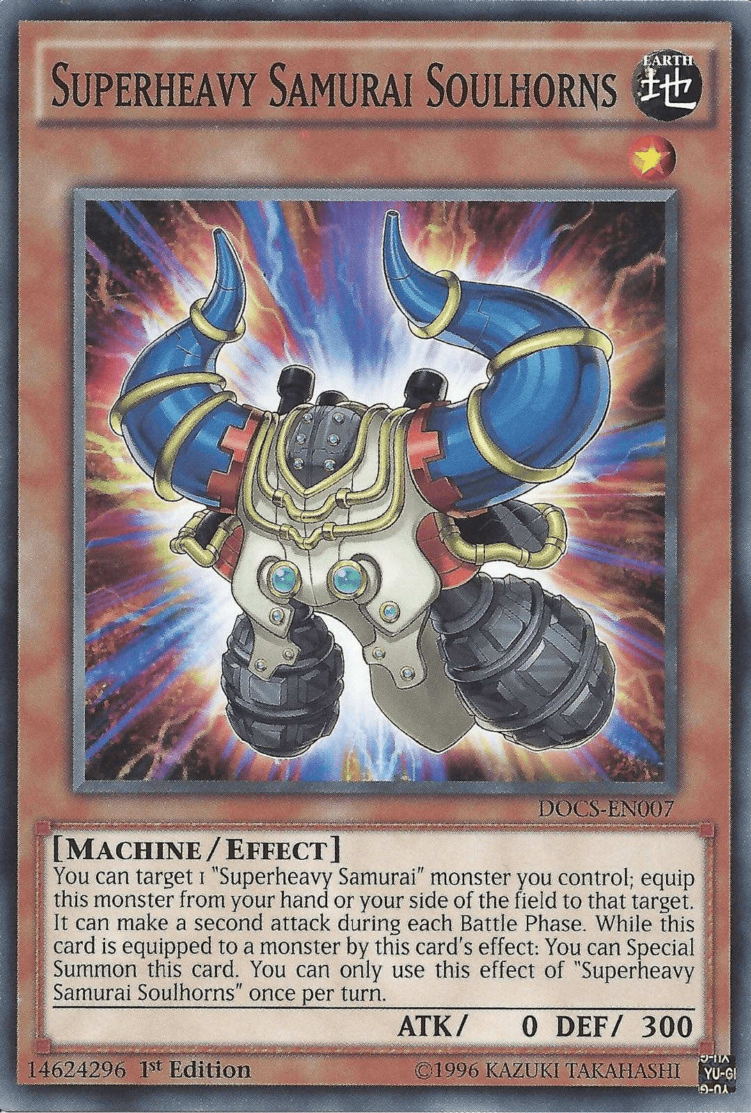 Superheavy Samurai Soulhorns [DOCS-EN007] Common - Josh's Cards