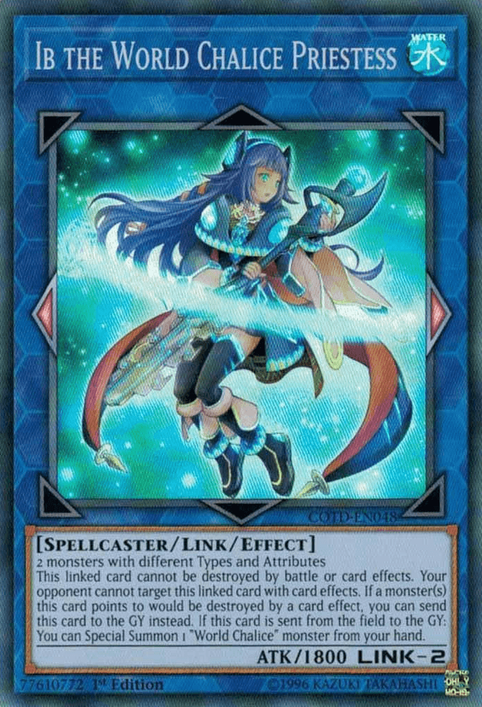Ib the World Chalice Priestess [COTD-EN048] Super Rare - Josh's Cards