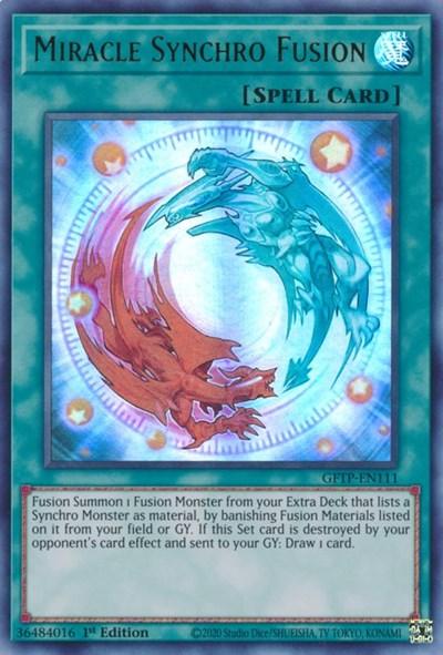 Miracle Synchro Fusion [GFTP-EN111] Ultra Rare - Josh's Cards