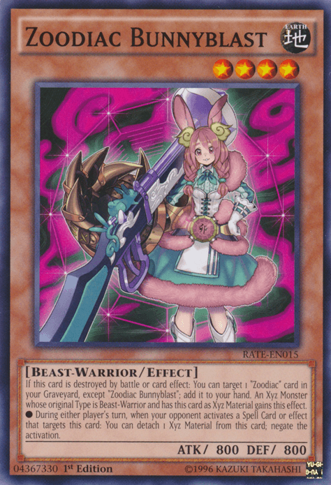 Zoodiac Bunnyblast [RATE-EN015] Common - Josh's Cards