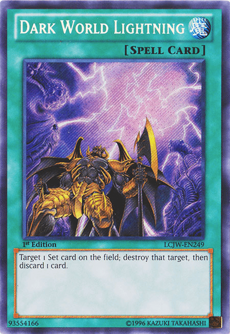 Dark World Lightning [LCJW-EN249] Secret Rare - Josh's Cards
