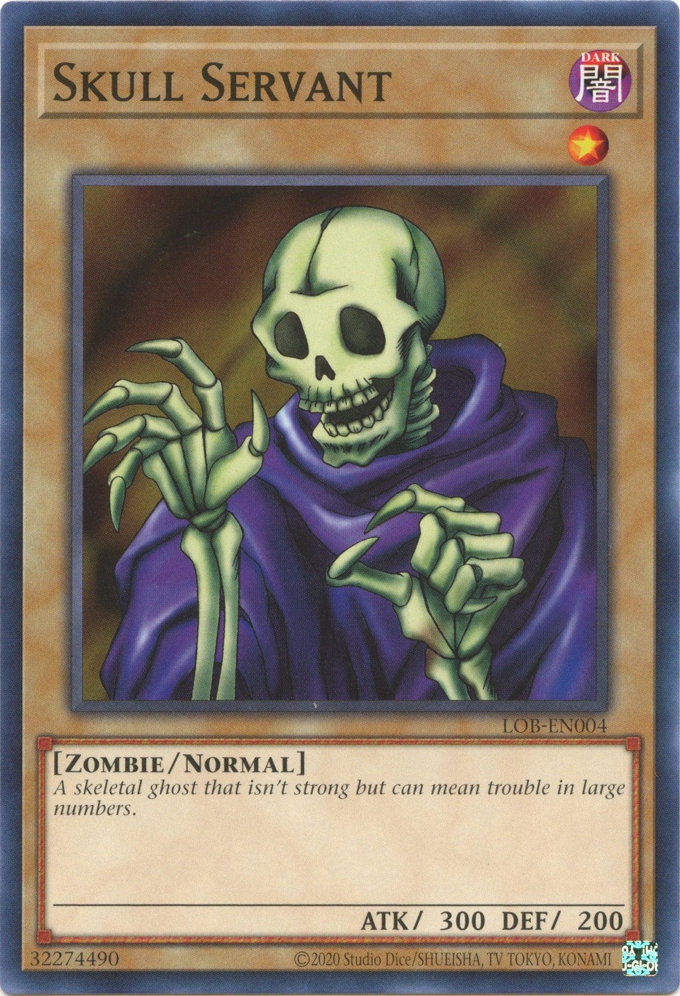 Skull Servant (25th Anniversary) [LOB-EN004] Common - Josh's Cards