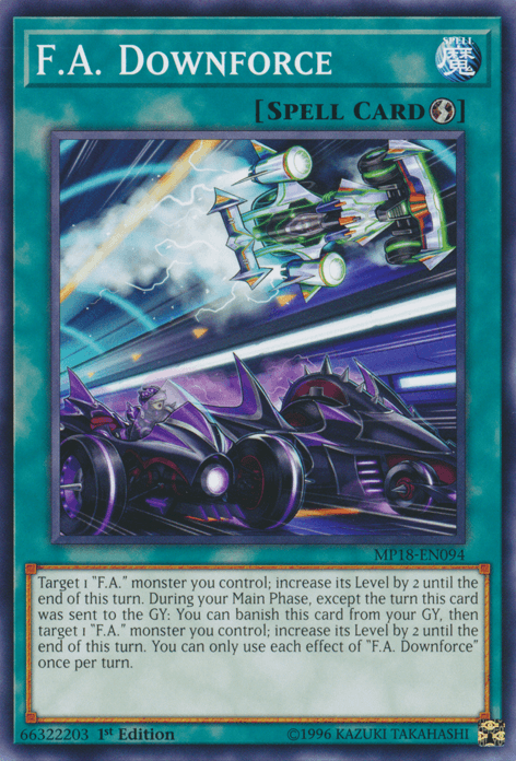F.A. Downforce [MP18-EN094] Common - Josh's Cards