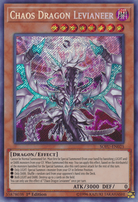 Chaos Dragon Levianeer [SOFU-EN025] Secret Rare - Josh's Cards