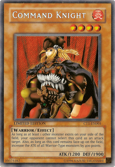 Command Knight [CT1-EN003] Secret Rare - Josh's Cards