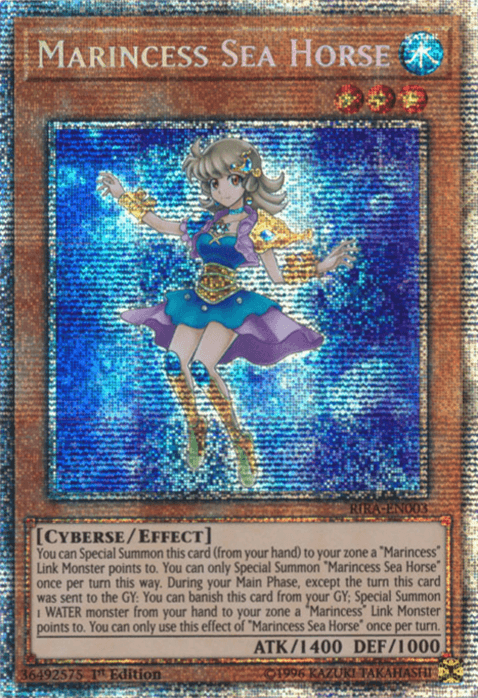 Marincess Sea Horse [RIRA-EN003] Starlight Rare - Josh's Cards