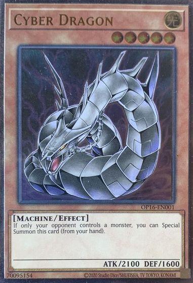 Cyber Dragon [OP16-EN001] Ultimate Rare - Josh's Cards
