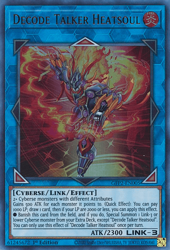 Decode Talker Heatsoul [GFP2-EN005] Ultra Rare - Josh's Cards