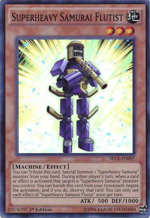 Superheavy Samurai Flutist [SECE-EN007] Super Rare - Josh's Cards