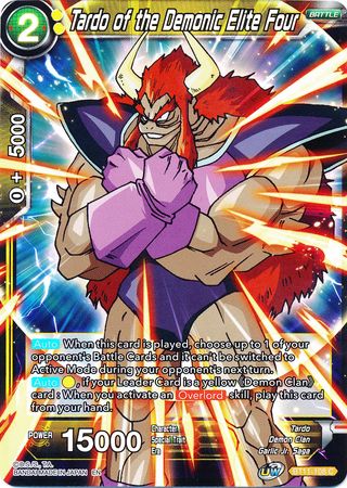 Tardo of the Demonic Elite Four (BT11-108) [Vermilion Bloodline 2nd Edition] Parallel Foil