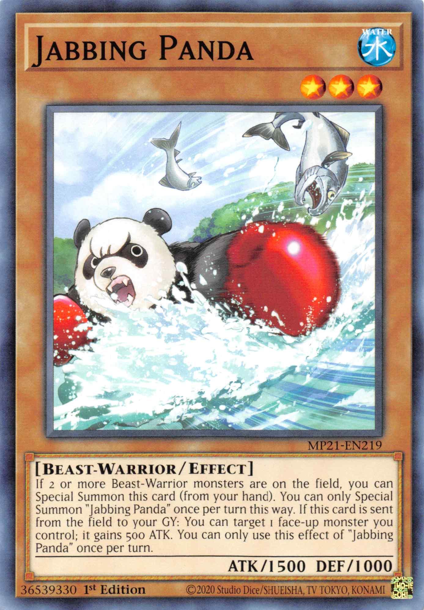 Jabbing Panda [MP21-EN219] Common - Josh's Cards
