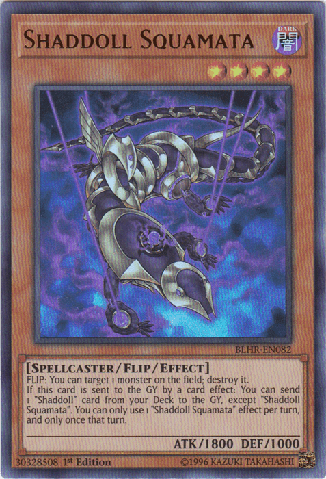 Shaddoll Squamata [BLHR-EN082] Ultra Rare - Josh's Cards