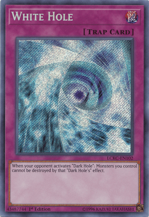 White Hole [LCKC-EN102] Secret Rare - Josh's Cards