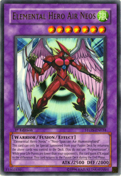 Elemental Hero Air Neos [STON-EN034] Ultra Rare - Josh's Cards
