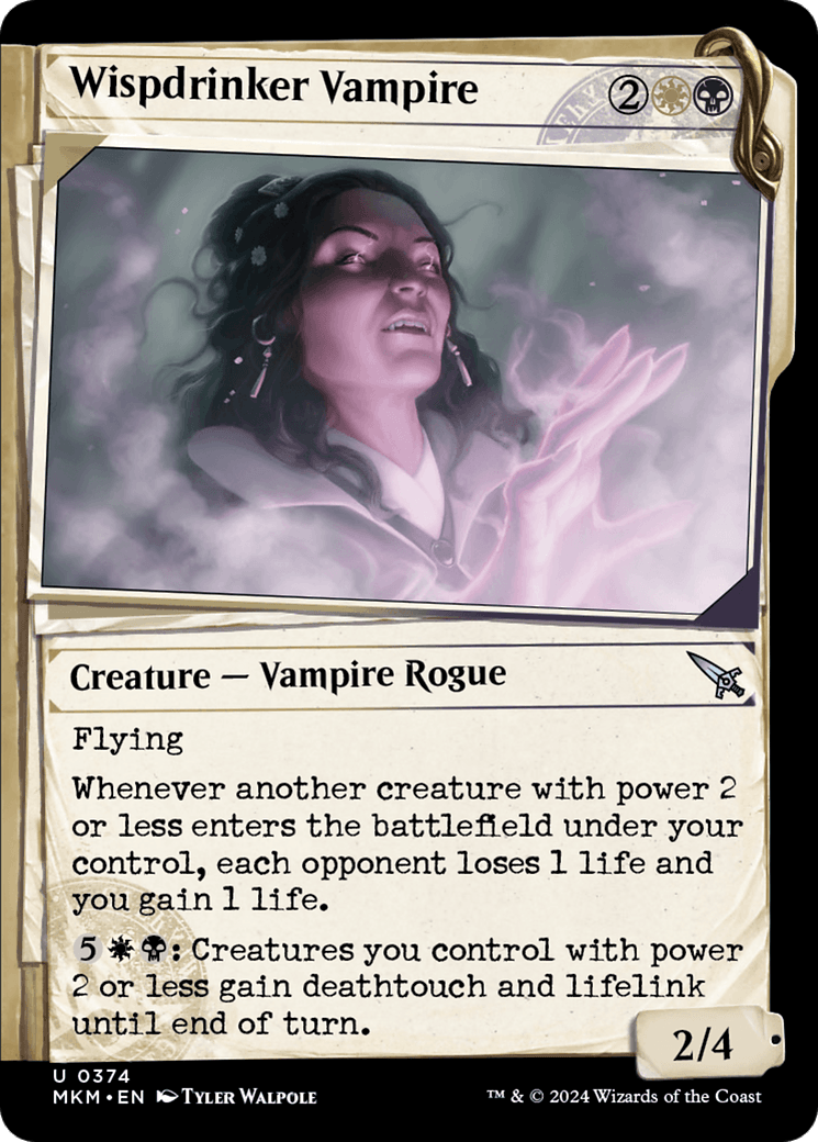 Wispdrinker Vampire (Showcase) [Murders at Karlov Manor] - Josh's Cards