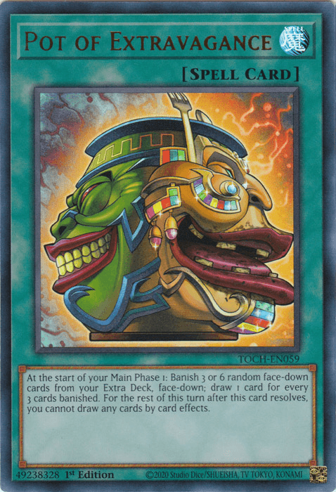 Pot of Extravagance [TOCH-EN059] Ultra Rare - Josh's Cards