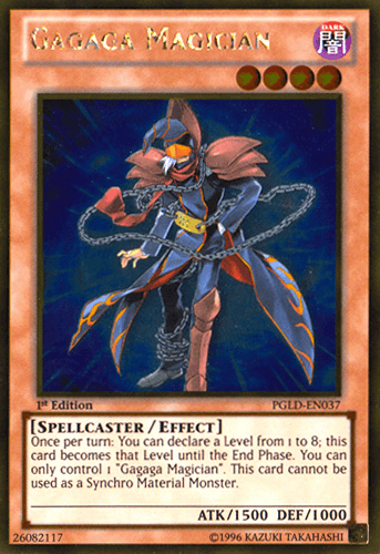 Gagaga Magician [PGLD-EN037] Gold Rare - Josh's Cards